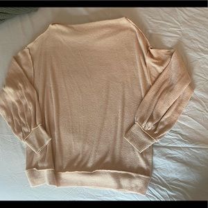 Free people -Blush balloon sleeve sweater